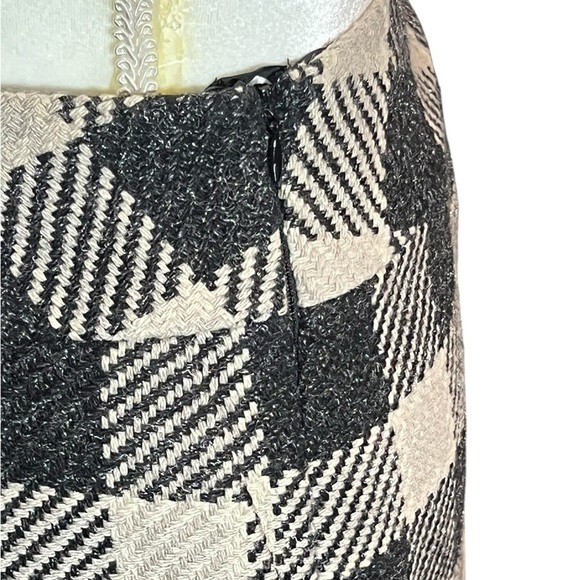 TALBOTS Women’s Plaid Checker Wool Blend Skirt Size 8 - Picture 4 of 8